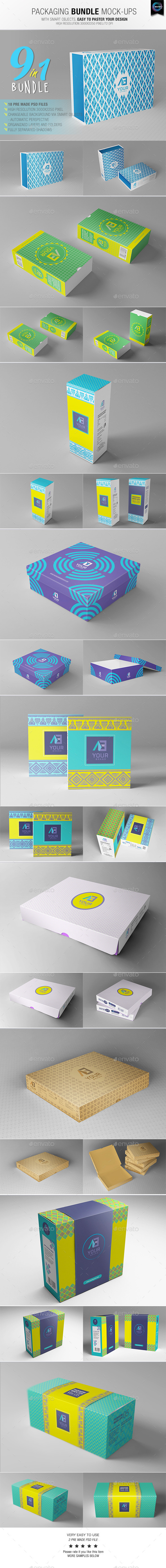 GraphicRiver Packaging Bundle Mock-Ups 10581137 GraphicRiver Packaging Bundle Mock-Ups 10581137