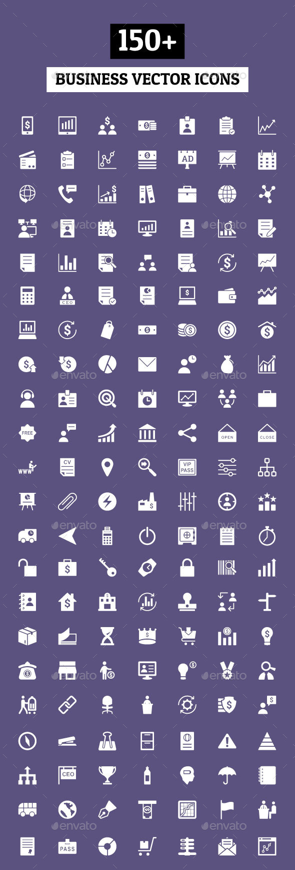 GraphicRiver 150& Business Vector Icons 10582069 GraphicRiver 150& Business Vector Icons 10582069