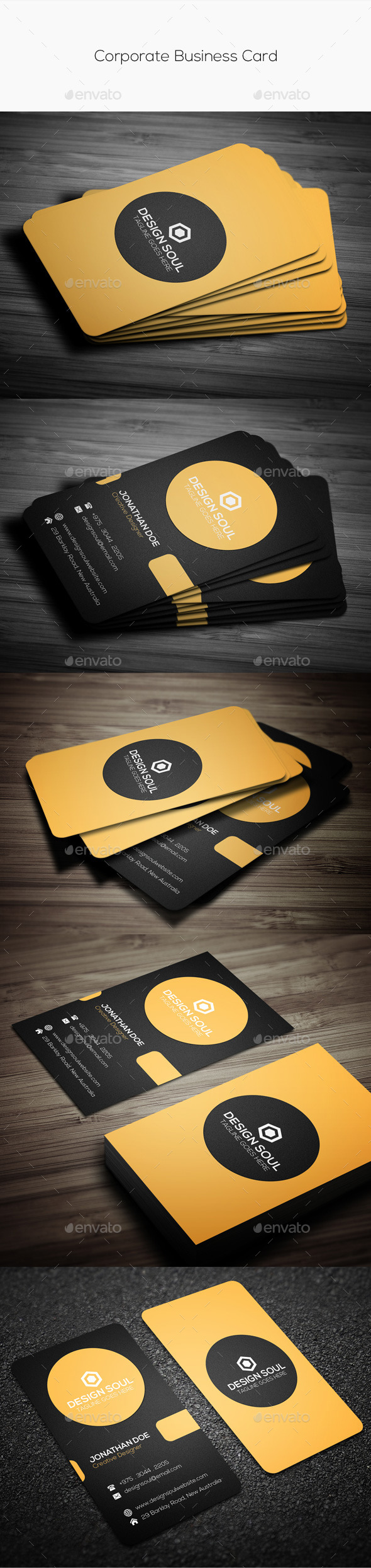 GraphicRiver Corporate Business Card 10582257 GraphicRiver Corporate Business Card 10582257