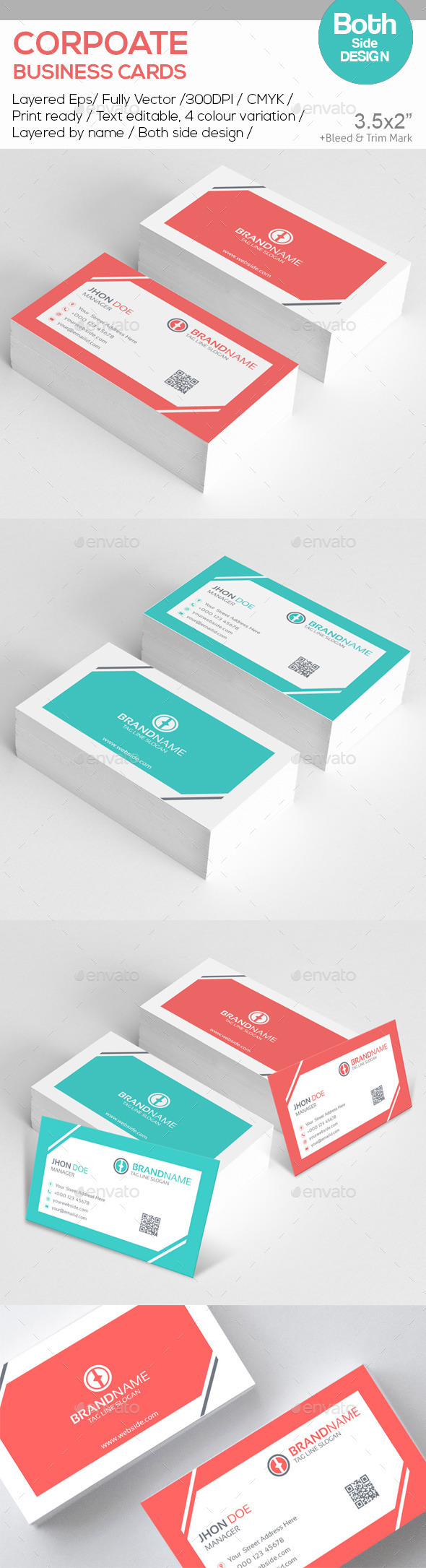 GraphicRiver BRAND NAME Corporate Business Cards 10582383 GraphicRiver BRAND NAME Corporate Business Cards 10582383
