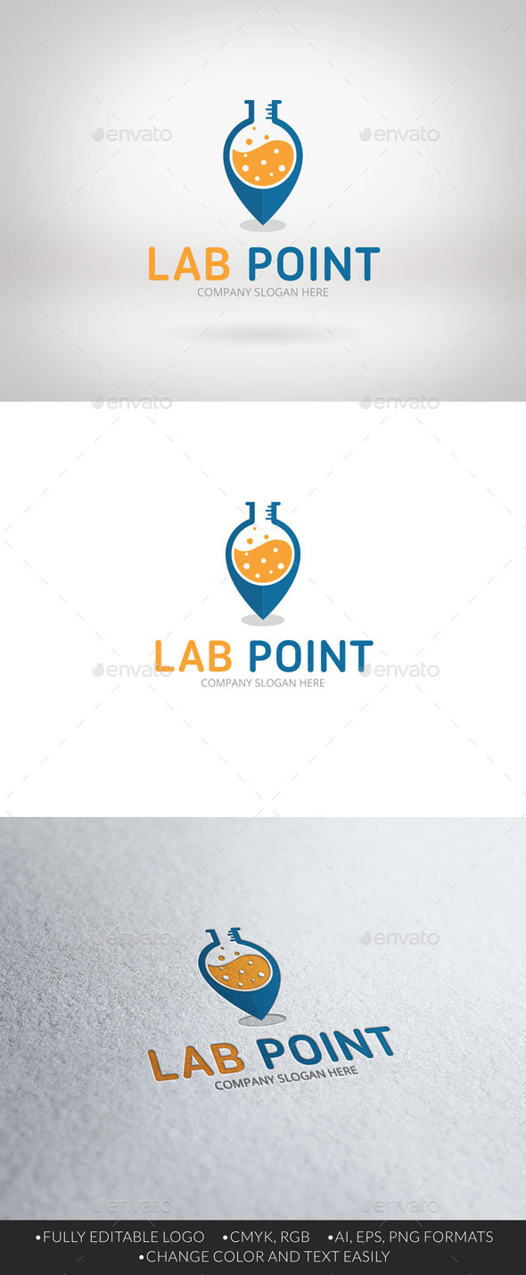 GraphicRiver Lab Point Logo 10583055 GraphicRiver Lab Point Logo 10583055