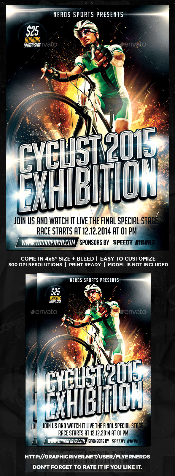 Cyclist Exhibition 2015 Sports Flyer (Sports)