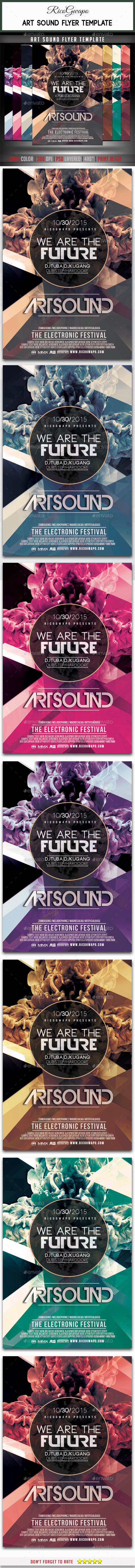 GraphicRiver Art Sound Flyer Template 10434485 GraphicRiver Art Sound Flyer Template 10434485