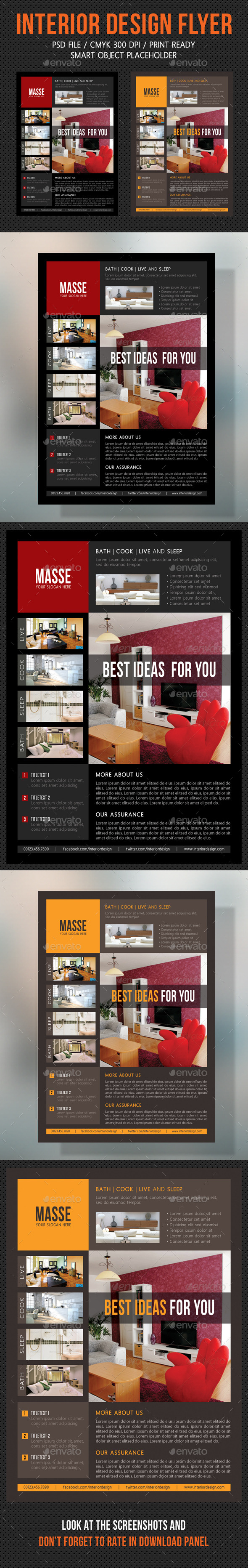 GraphicRiver Interior Design Flexible Flyer V03 10587304 GraphicRiver Interior Design Flexible Flyer V03 10587304