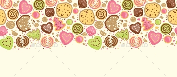 GraphicRiver Cookies Horizontal Seamless Pattern 10590862 GraphicRiver Cookies Horizontal Seamless Pattern 10590862