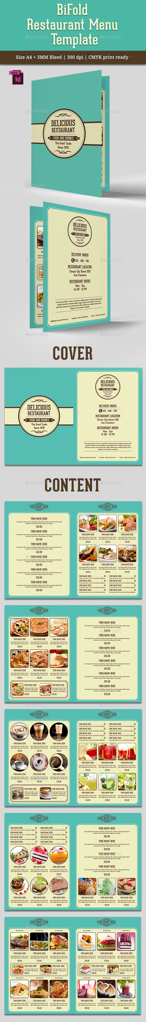 GraphicRiver BiFold Restaurant Menu Vol 6 10591023 GraphicRiver BiFold Restaurant Menu Vol 6 10591023