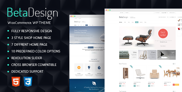 Beta Design | WooCommerce WP Theme