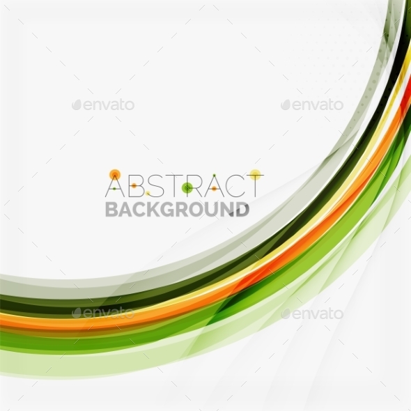 GraphicRiver Orange and Green Wave 10592472 GraphicRiver Orange and Green Wave 10592472