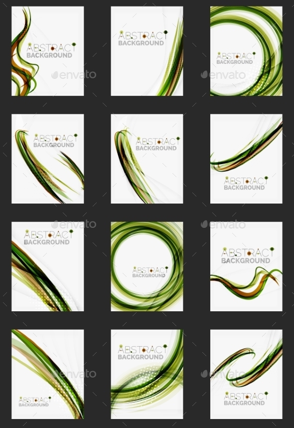GraphicRiver Green Eco Nature Wave Background 10592500 GraphicRiver Green Eco Nature Wave Background 10592500