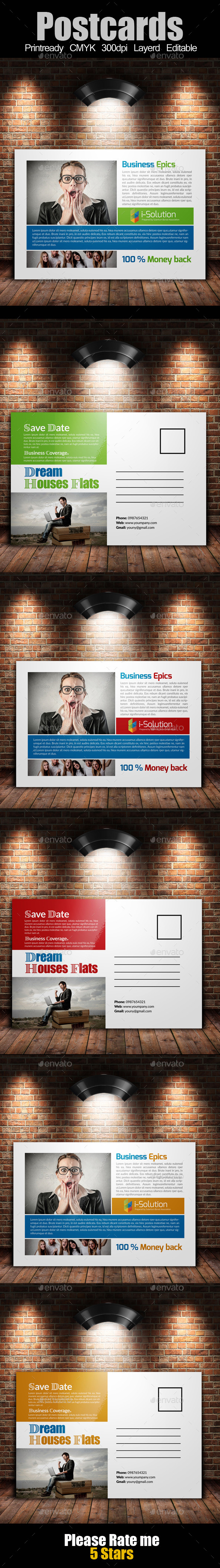 GraphicRiver Multi Use Business Post Cards 10592515 GraphicRiver Multi Use Business Post Cards 10592515