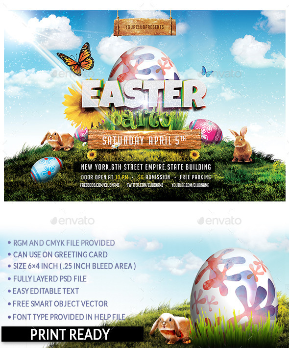 GraphicRiver Easter Party 10592622 GraphicRiver Easter Party 10592622