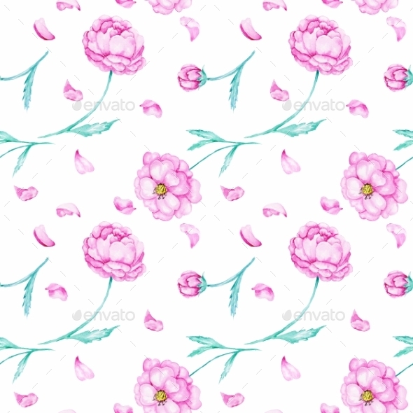 GraphicRiver Spring Watercolor Wallpaper 10592912 GraphicRiver Spring Watercolor Wallpaper 10592912