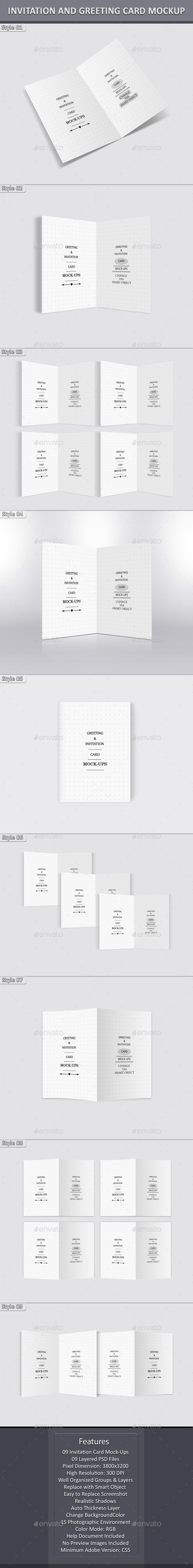GraphicRiver Invitation and Greeting Card Mockup 10593178 GraphicRiver Invitation and Greeting Card Mockup 10593178