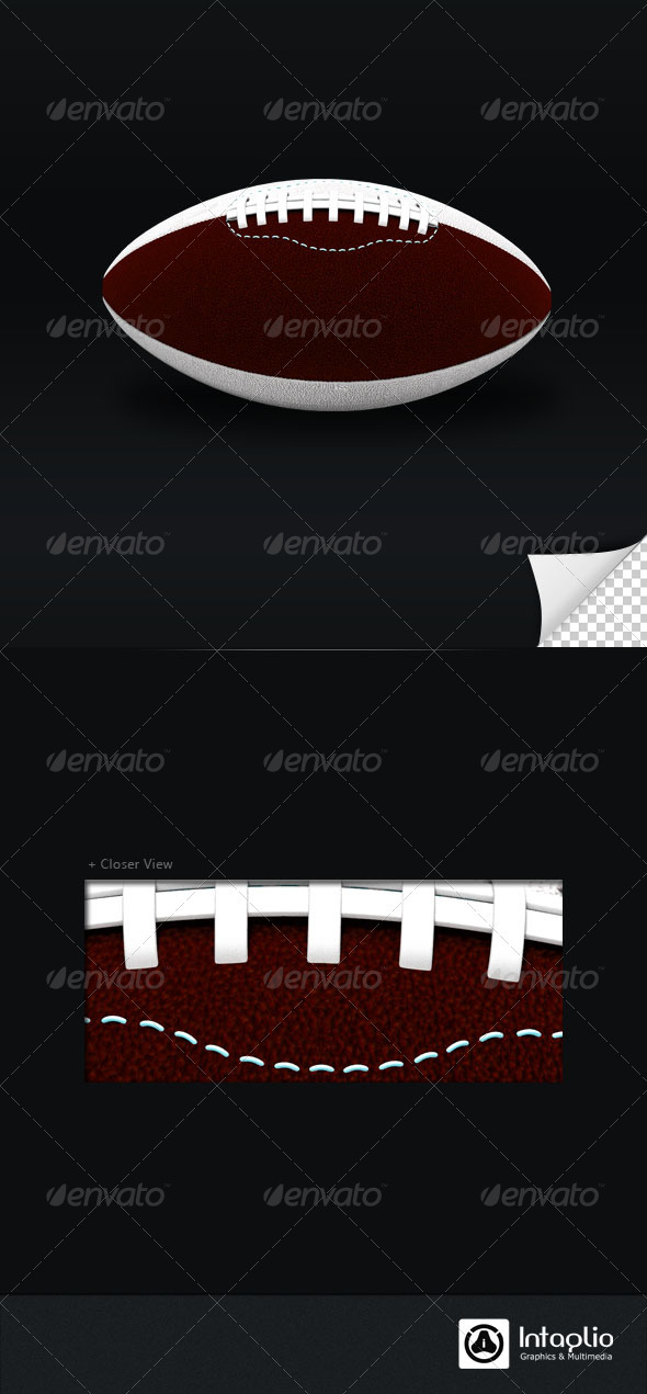 American Foot Ball 3D Render American Foot Ball 3D Render
