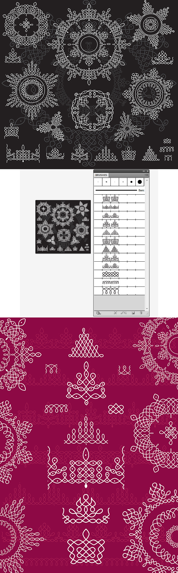 GraphicRiver Round Ornament Pattern with Pattern 10594676 GraphicRiver Round Ornament Pattern with Pattern 10594676
