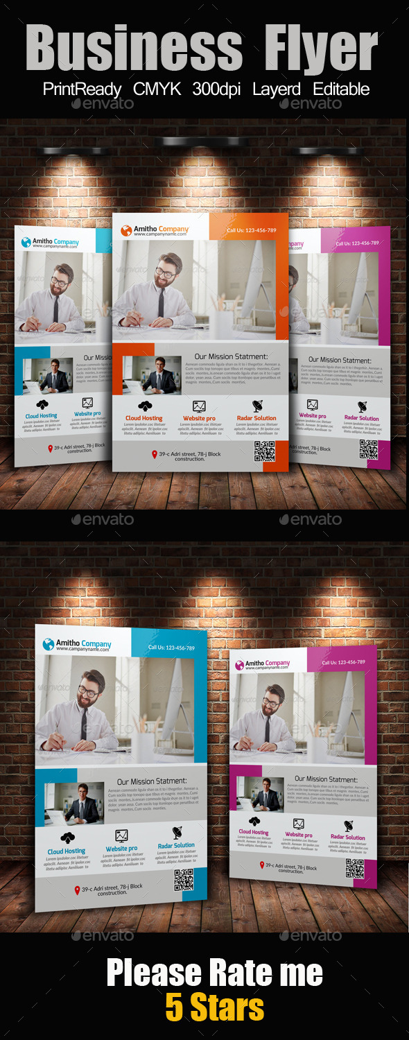 GraphicRiver A4 Business Flyer Template 10595341 GraphicRiver A4 Business Flyer Template 10595341