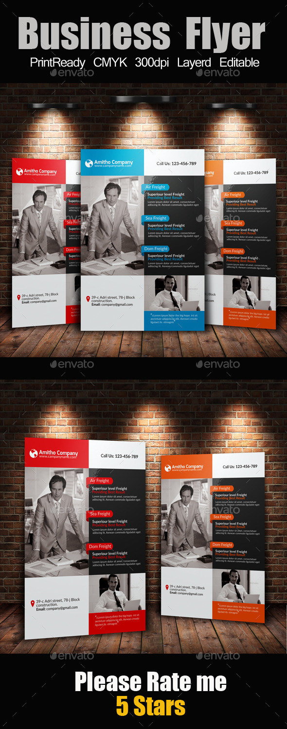 GraphicRiver A4 Business Flyer Template 10596090 GraphicRiver A4 Business Flyer Template 10596090
