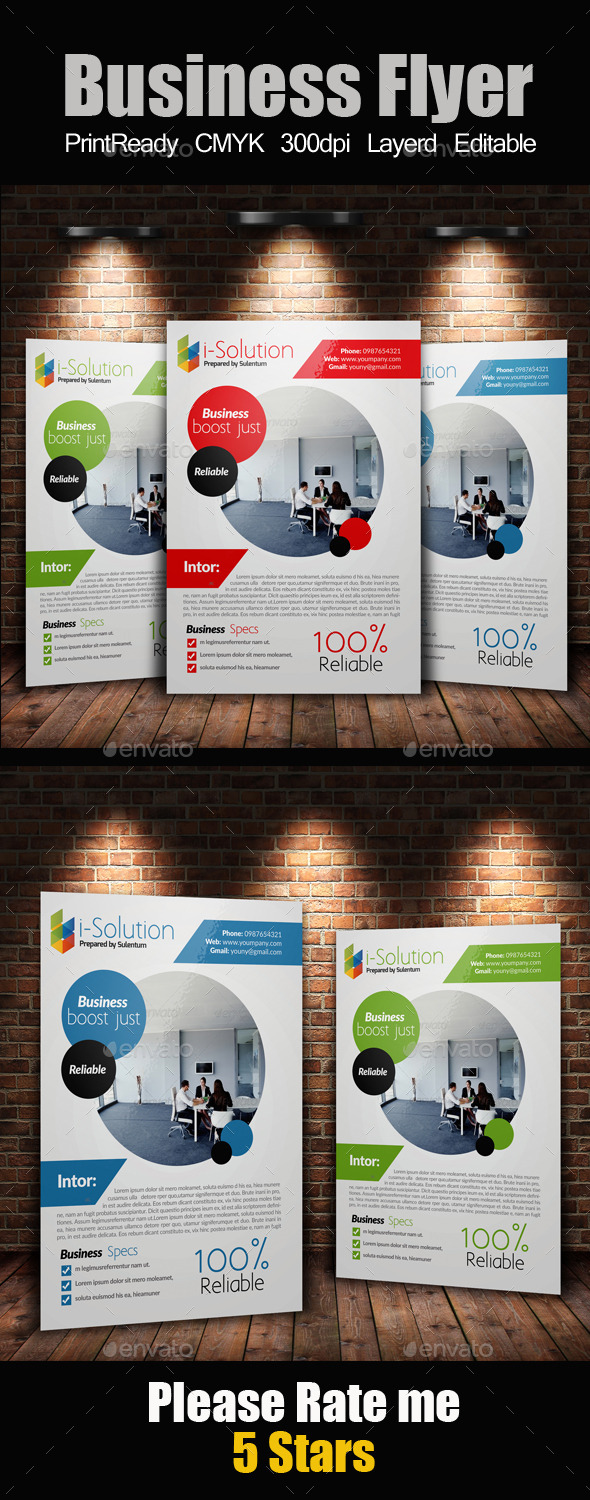 GraphicRiver A4 Business Flyer Template 10596385 GraphicRiver A4 Business Flyer Template 10596385