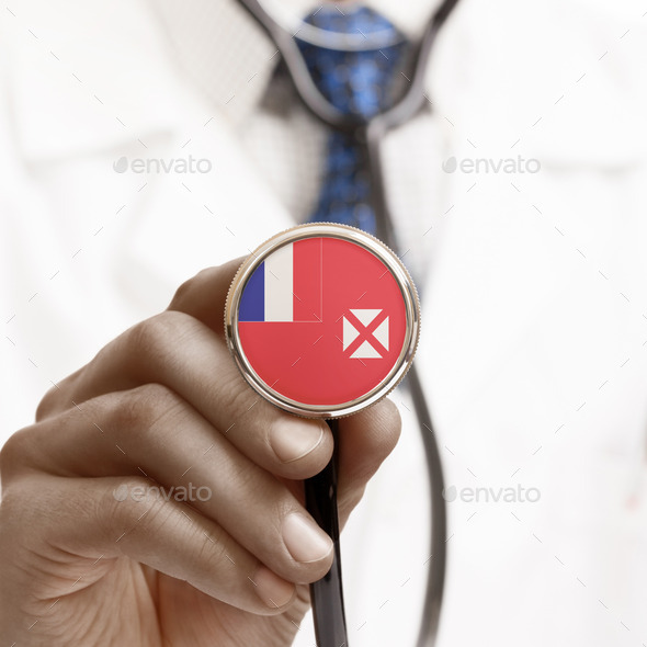 Stethoscope with national flag conceptual series - Wallis and Fu (Misc) Photo Download