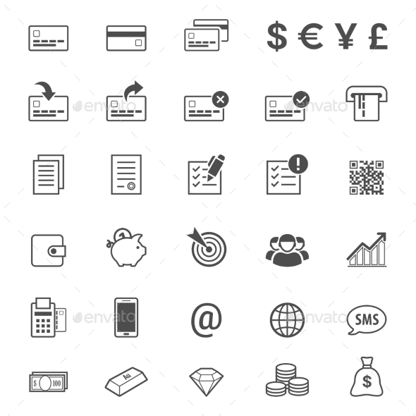 GraphicRiver Finance and Banking Icon Set 10598780 GraphicRiver Finance and Banking Icon Set 10598780