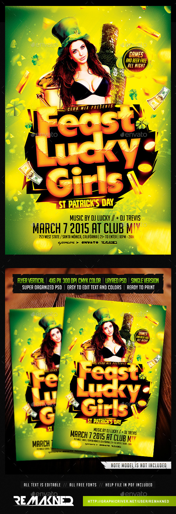 GraphicRiver Saint Patricks Day Flyer Template PSD 10598818 GraphicRiver Saint Patricks Day Flyer Template PSD 10598818
