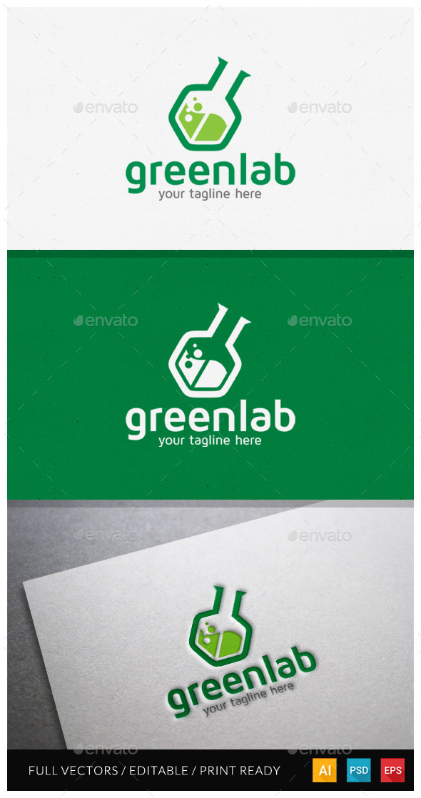 GraphicRiver Greenlab Modern Logo Template 10599386 GraphicRiver Greenlab Modern Logo Template 10599386