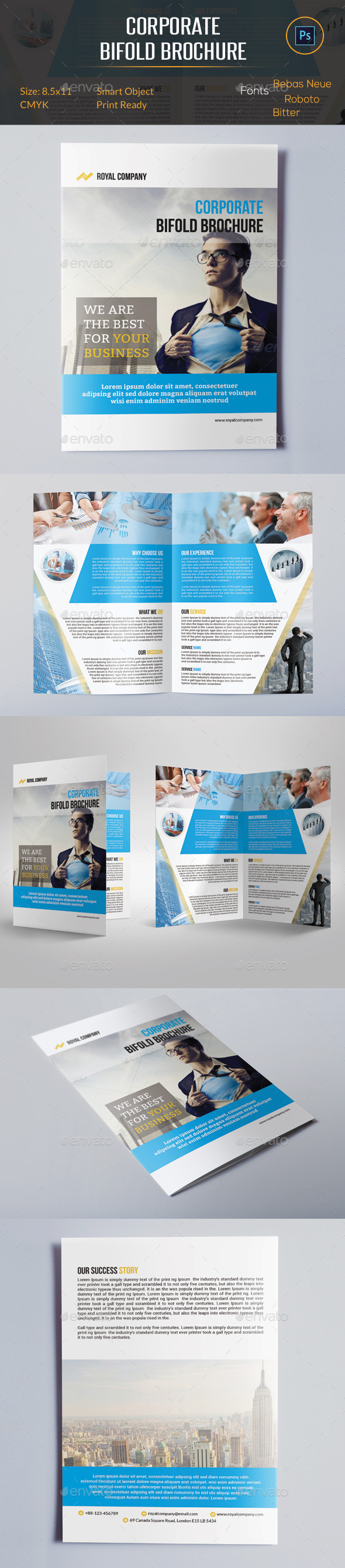 GraphicRiver Corporate Bifold Brochure 10599425 GraphicRiver Corporate Bifold Brochure 10599425