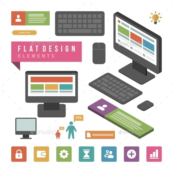 GraphicRiver Computer Infographic Design Element 10600256 GraphicRiver Computer Infographic Design Element 10600256