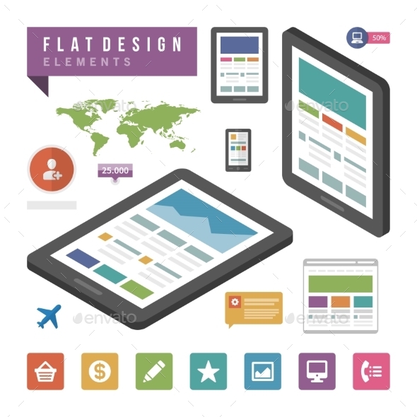 GraphicRiver Tablet Infographic Design Element 10600257 GraphicRiver Tablet Infographic Design Element 10600257