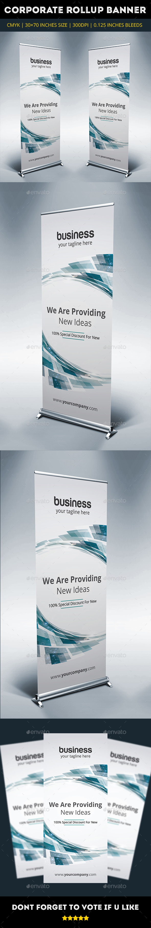 GraphicRiver Blue Corporate Rollup Banner Vol7 10601130 GraphicRiver Blue Corporate Rollup Banner Vol7 10601130
