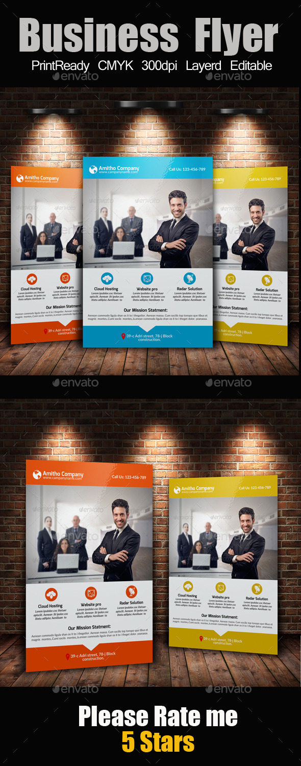 GraphicRiver A4 Business Flyer Template 10601397 GraphicRiver A4 Business Flyer Template 10601397