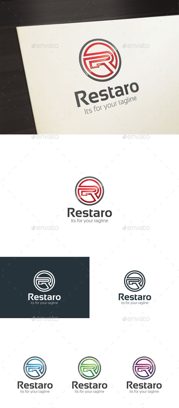 GraphicRiver Restaro R Letter Logo 10601552 GraphicRiver Restaro R Letter Logo 10601552