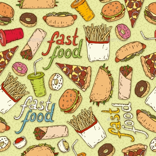 GraphicRiver Fast Food 10602867 GraphicRiver Fast Food 10602867