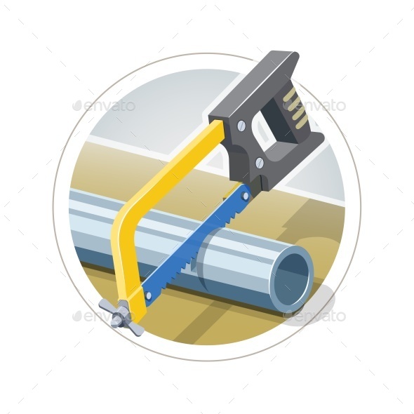 GraphicRiver Hacksaw Cut Metallic Pipe 10602908 GraphicRiver Hacksaw Cut Metallic Pipe 10602908