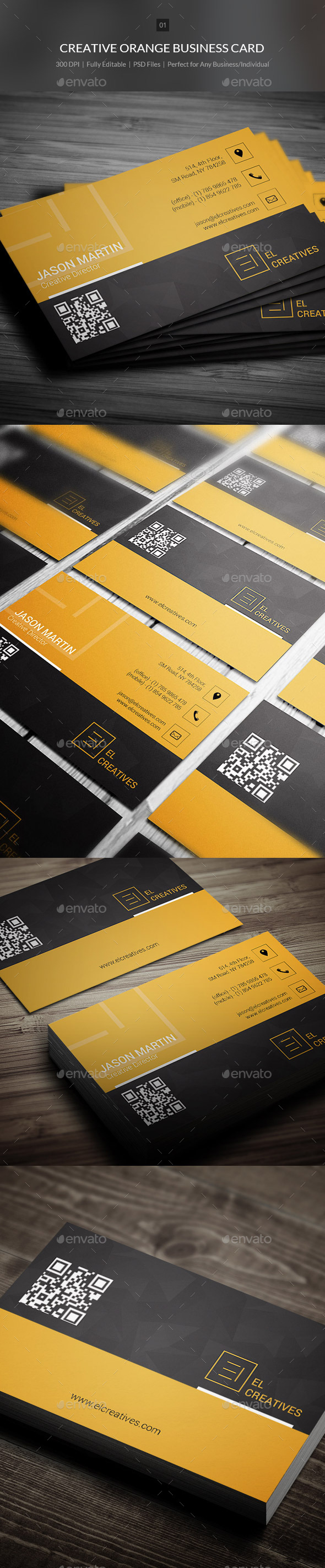 GraphicRiver Creative Orange Business Card 01 10603046 GraphicRiver Creative Orange Business Card 01 10603046