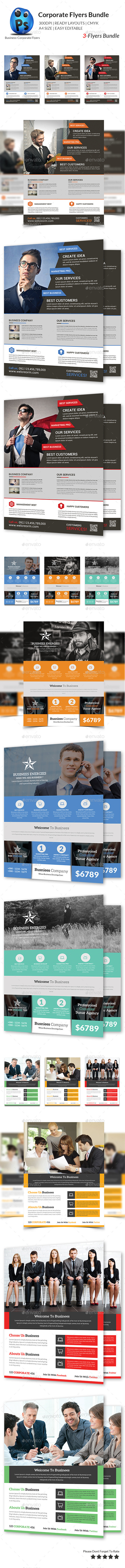 GraphicRiver Corporate Business 3 Flyer Bundle 10603912 GraphicRiver Corporate Business 3 Flyer Bundle 10603912