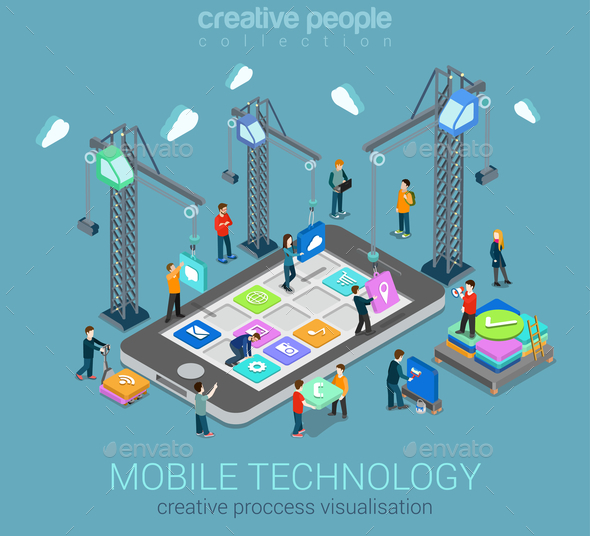 Mobile Technology Infographic (Communications)