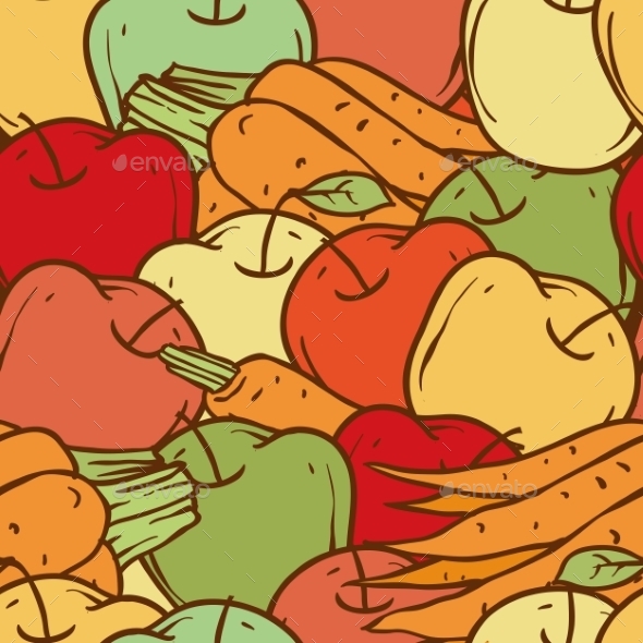 GraphicRiver Apples and Carrots Seamless Pattern 10605451 GraphicRiver Apples and Carrots Seamless Pattern 10605451