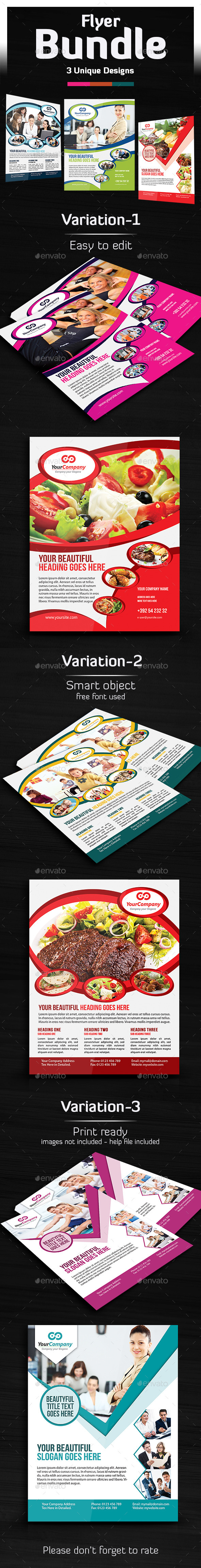 GraphicRiver Flyer Bundle 10606913 GraphicRiver Flyer Bundle 10606913