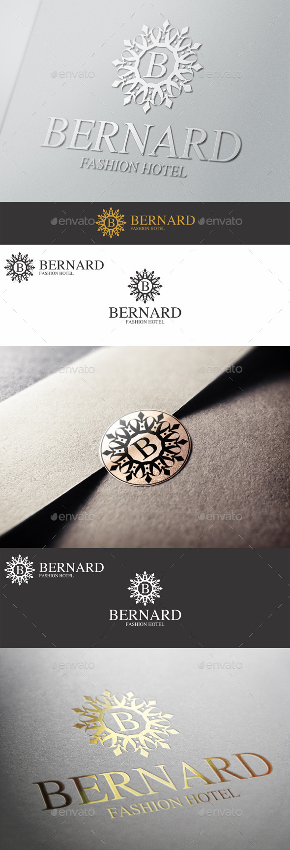 GraphicRiver Boutique Elegant Logo Emblem Bernard 10607195 GraphicRiver Boutique Elegant Logo Emblem Bernard 10607195