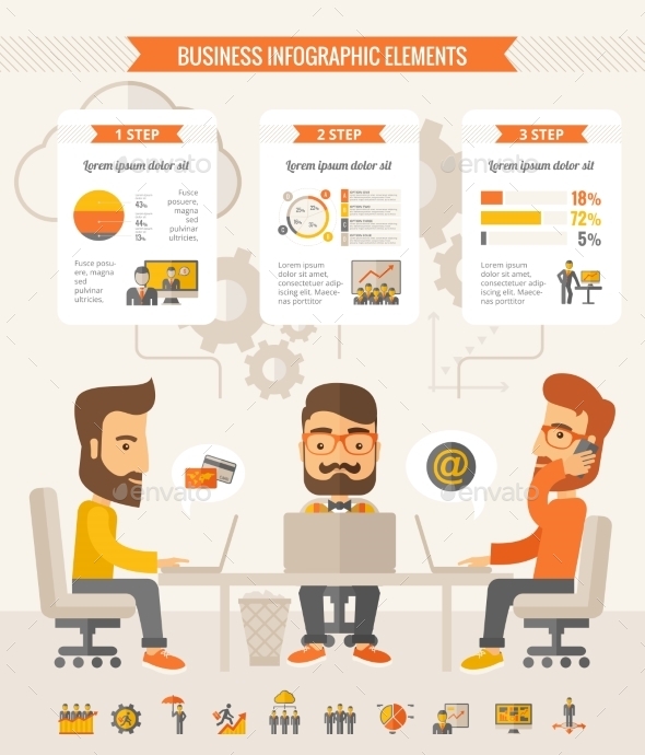 GraphicRiver Business Infographic Elements 10608297 GraphicRiver Business Infographic Elements 10608297