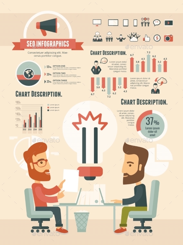 GraphicRiver Social Media Infographic Elements 10608301 GraphicRiver Social Media Infographic Elements 10608301
