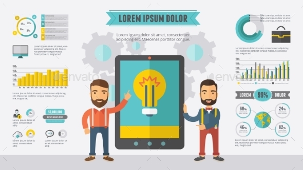 GraphicRiver Technology Infographic Elements 10608307 GraphicRiver Technology Infographic Elements 10608307