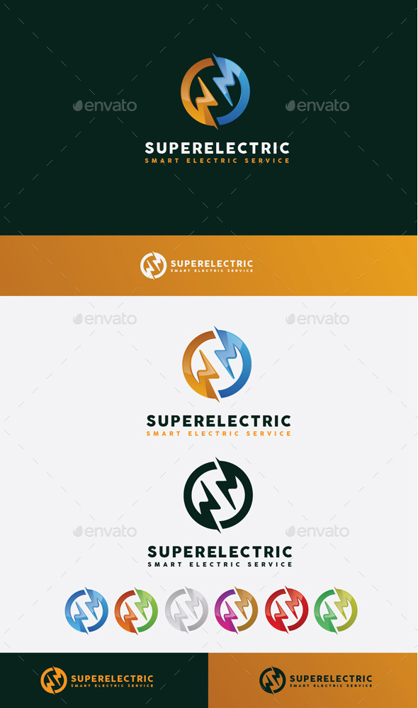 GraphicRiver Super Electric Logo 10608356 GraphicRiver Super Electric Logo 10608356