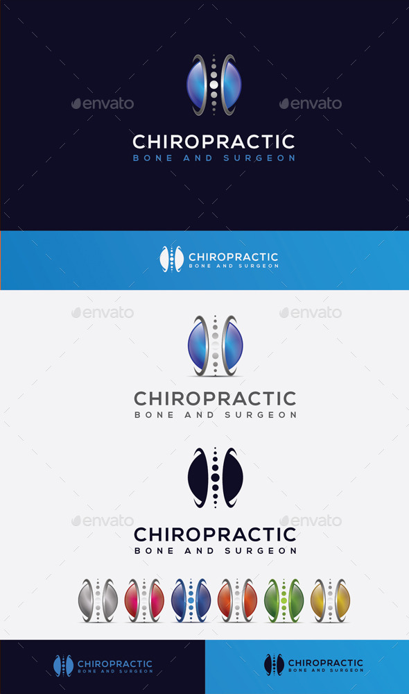 GraphicRiver Bone Chiropractic Logo 10608364 GraphicRiver Bone Chiropractic Logo 10608364