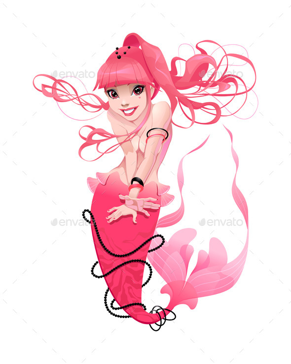 Mermaid in Pink