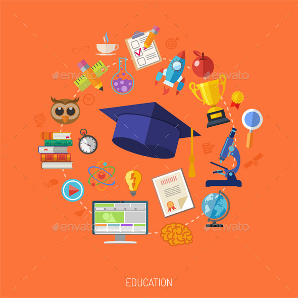 GraphicRiver Online Education Concept 10609107 GraphicRiver Online Education Concept 10609107