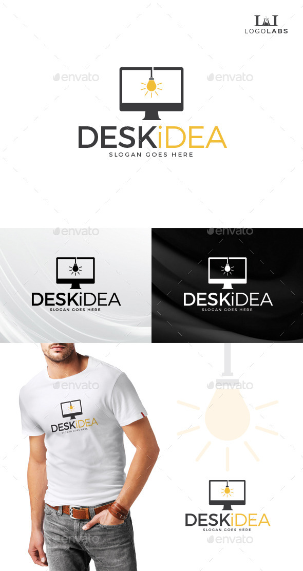 GraphicRiver Desk Idea Logo 10610992 GraphicRiver Desk Idea Logo 10610992