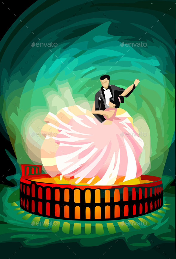 GraphicRiver Ballroom Dancing Couple on Magic Arena 10612296 GraphicRiver Ballroom Dancing Couple on Magic Arena 10612296