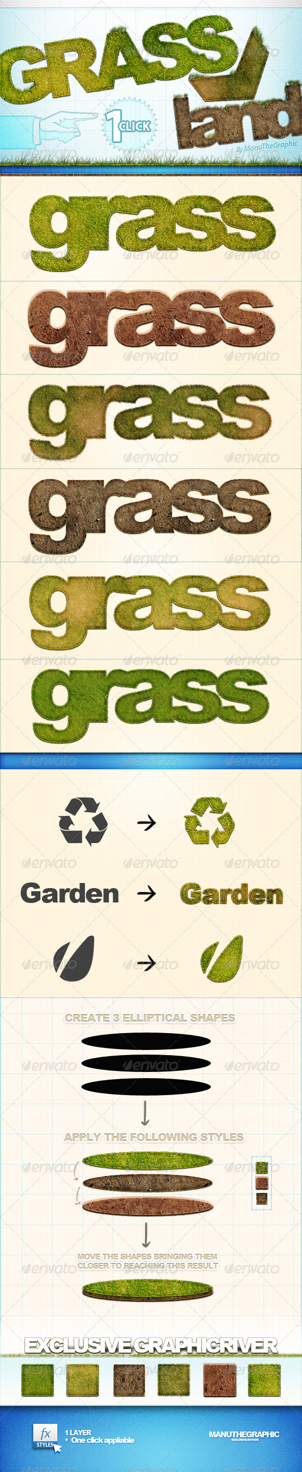 GrassAndLand Styles - Text Effects Styles
